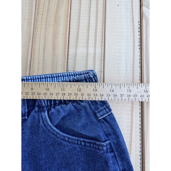 Vintage Lee Elastic High Rise Size 10 Long Union Made In USA Blue Jeans MR 90s - Picture 11 of 13
